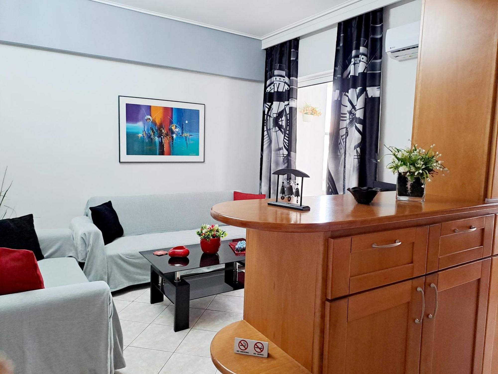 Bright Apartment In Nea Palatia • Oropos Exterior foto